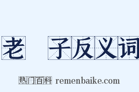 老爺子反义词是什么意思的图片